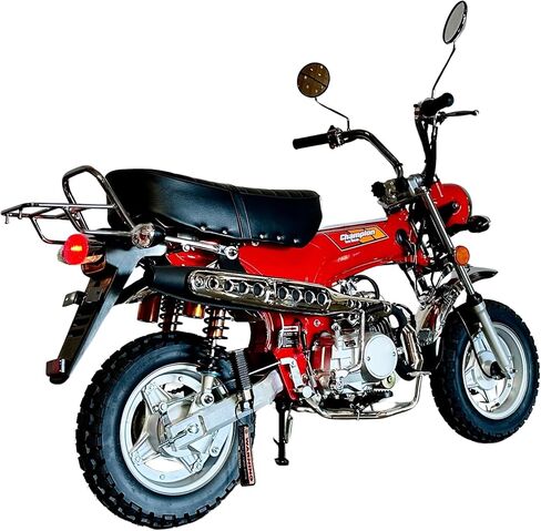 دراجة نارية صغيرة حمراء 125 سي سي دراجة قرد DAX CT70 Road Ready Minibike باللون الأحمر in Kuwait