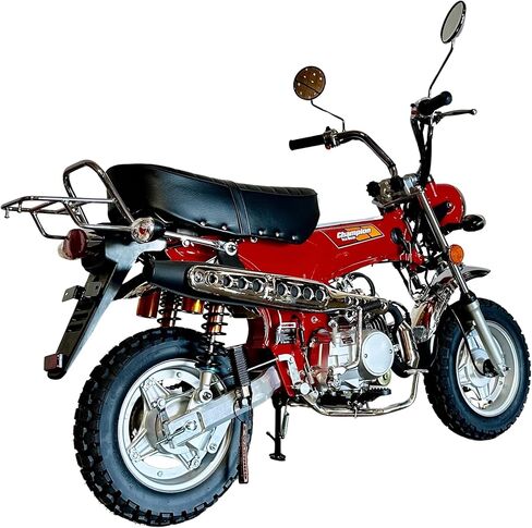 دراجة نارية صغيرة حمراء 125 سي سي دراجة قرد DAX CT70 Road Ready Minibike باللون الأحمر in Kuwait