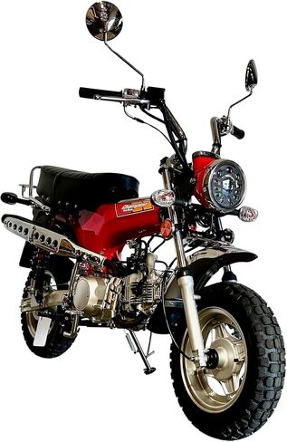 دراجة نارية صغيرة حمراء 125 سي سي دراجة قرد DAX CT70 Road Ready Minibike باللون الأحمر in Kuwait