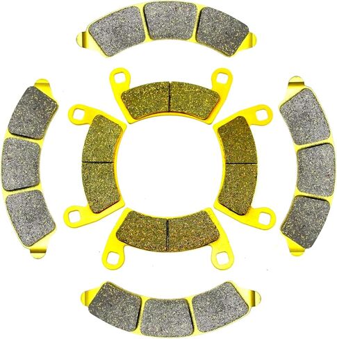 Brake Pads for Polaris RZR XP4 XP Turbo S Velocity 2019 2020 2021 2022 2023 2024 / RZR Turbo S 4 Seater 2021-2024 Front Rear Brakes FA728 FA656 2207667 2205949 MC0531 in Saudi Arabia