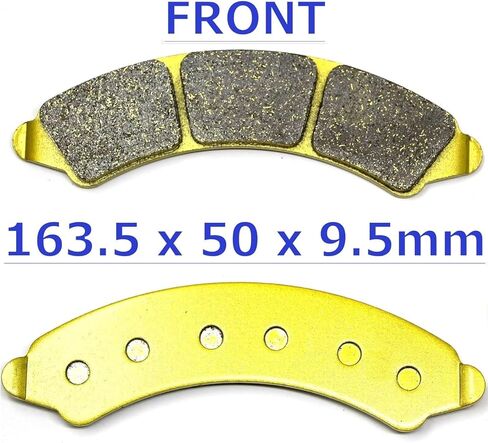 Brake Pads for Polaris RZR XP4 XP Turbo S Velocity 2019 2020 2021 2022 2023 2024 / RZR Turbo S 4 Seater 2021-2024 Front Rear Brakes FA728 FA656 2207667 2205949 MC0531 in Saudi Arabia