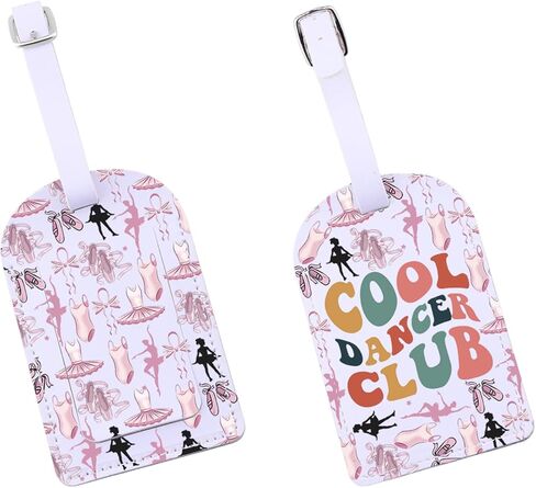 Dancer Life Purse Info Tag Ballet Dancing Luggage Tag Dance Instructor Gift 5678 Dance Baggage Tag Competition Season Gift (DanceClubTag-US) in Saudi Arabia