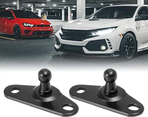 X AUTOHAUX 2pcs 10mm Auto Ball Studs Mounting Brackets Black for Gas Struts Shocks in Saudi Arabia