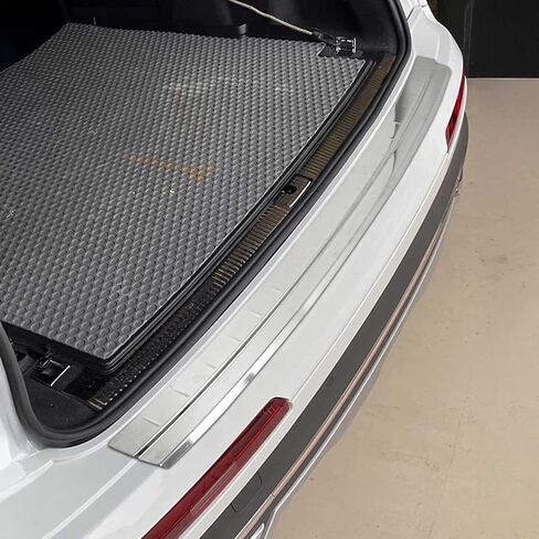 OMAC Rear Bumper Sill Cover Protector for Audi Q7 4M 2017-2024 Stainless Steel Glossy in Saudi Arabia