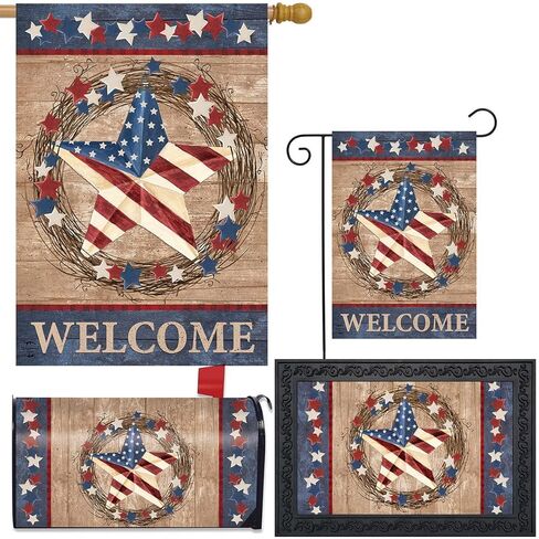Briarwood Lane Americana Barnstar Patriotic Design Collection in Saudi Arabia