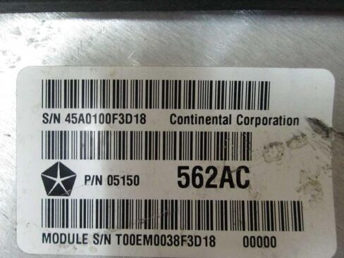 Engine ECM Control Module 3.6L Fits 11 Caravan ROUTAN p05150562AC 05150562AC in Saudi Arabia