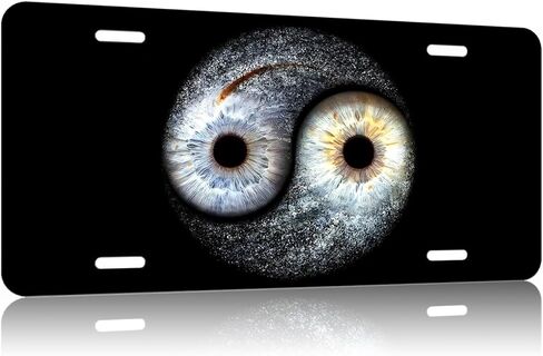 OES RDER من النجم الشرقي. لوحة ترخيص افتراضية مخصصة، غطاء لوحة ترخيص لطيف ومبتكر من معدن الألومنيوم المزخرف، مناسب للرجال، 6 × 12 بوصة (4 فتحات) in Kuwait