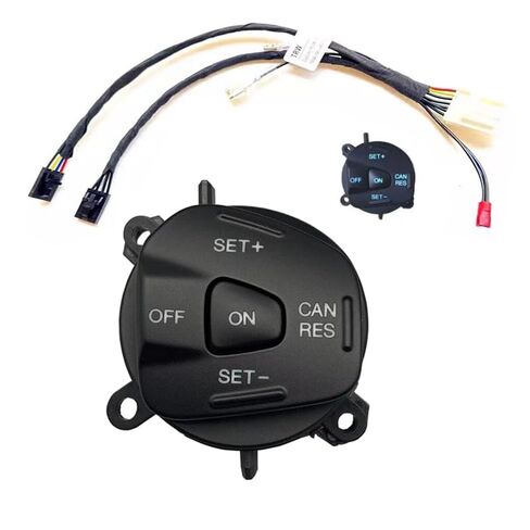 Steering Wheel Mounted Cruise Control Switch Butto Car Cruise Control Buttons/Fit for Ford Fiesta MK7 Ecosport 2013 Steering Wheel Button Audio Volume Switch(Wire) in Saudi Arabia