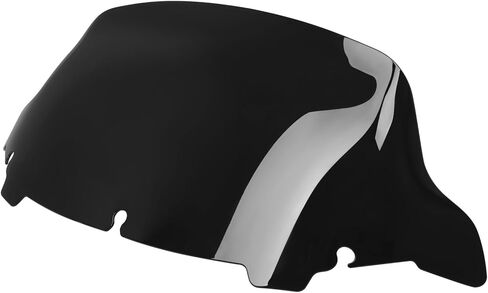 TCT-MOTORPARTS زجاج أمامي أسود مقاس 10.5 بوصة مناسب لدراجة Harley Touring Electra Glide Ultra Classic Limited Tri Glide Ultra 2014-2023 in Saudi Arabia
