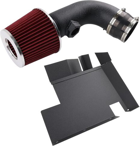 Cold Air Intake Kit Compatible with BMW 2008-2011 128i E82 E88, 2008-2011 328i/2006 330i E90 E91 E92 E93 N52 3.0L, Increases Horsepower & Torque, More Aggressive and Sporty Induction Sound in Kuwait