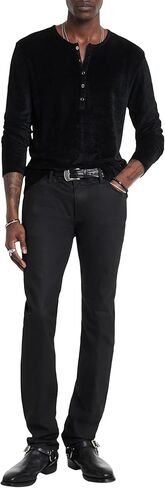 John Varvatos Rosario Henley Black XL in Saudi Arabia