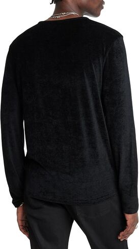 John Varvatos Rosario Henley Black XL in Saudi Arabia