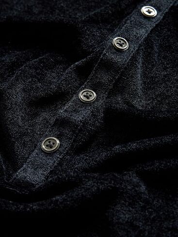 John Varvatos Rosario Henley Black XL in Saudi Arabia
