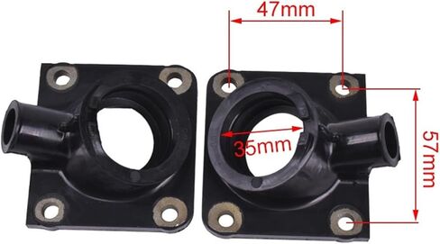 Carburetor air intake intake manifold pipe interface adapter joint glue RD350 YPVS YFZ350 RD RZ YFZ 350 RZ350 in Saudi Arabia