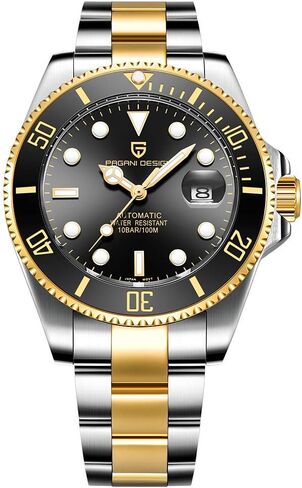 LACZ DENTON Pagani Design PD1639 Men Mechanical Wristwatch Ceramic Bezel Automatic Watch Sapphire Glass Watch for Men Waterproof 100M Sports Watches Japan NH35A Movement in Saudi Arabia