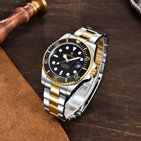 LACZ DENTON Pagani Design PD1639 Men Mechanical Wristwatch Ceramic Bezel Automatic Watch Sapphire Glass Watch for Men Waterproof 100M Sports Watches Japan NH35A Movement in Saudi Arabia