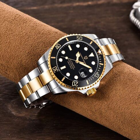 LACZ DENTON Pagani Design PD1639 Men Mechanical Wristwatch Ceramic Bezel Automatic Watch Sapphire Glass Watch for Men Waterproof 100M Sports Watches Japan NH35A Movement in Saudi Arabia