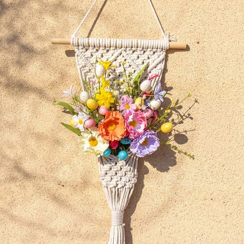 violetevergarden 8 حزمة زينة عيد الفصح للمنزل 17 بوصة الربيع الزهور ينبع عيد الفصح الاصطناعي يختار مع ديزي ملونة والبيض لزينة حفلة الربيع والصيف in Kuwait