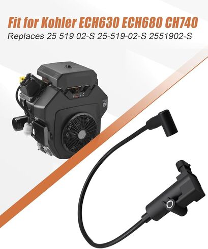 25 519 02-S EFI ملف الإشعال مناسب لكوهلر ECH630 ECH650 ECH980 CH680 ECH730 CH740 ECV650 ECV730 ECV740 ECV749 والمزيد استبدال 25-519-02-S 2551902-S in Saudi Arabia