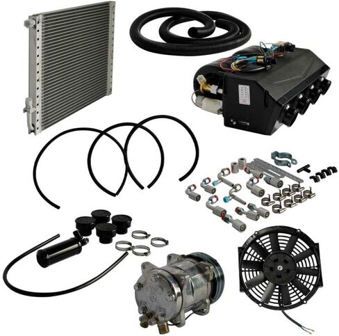 AP03 مجموعة تكييف الهواء العالمية تحت لوحة القيادة 12 فولت مع نظام التوافق السريع المتوافق مع المركبات المختلفة موديل 404-000 in Kuwait