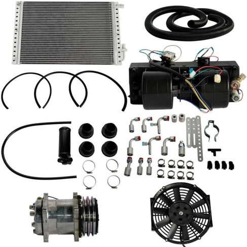 AP03 مجموعة تكييف الهواء العالمية تحت لوحة القيادة 12 فولت مع نظام التوافق السريع المتوافق مع المركبات المختلفة موديل 404-000 in Kuwait