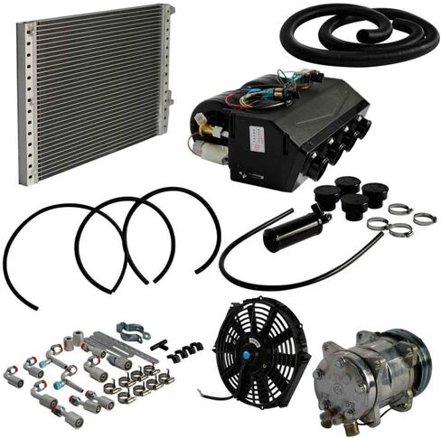 AP03 مجموعة تكييف الهواء العالمية تحت لوحة القيادة 12 فولت مع نظام التوافق السريع المتوافق مع المركبات المختلفة موديل 404-000 in Kuwait