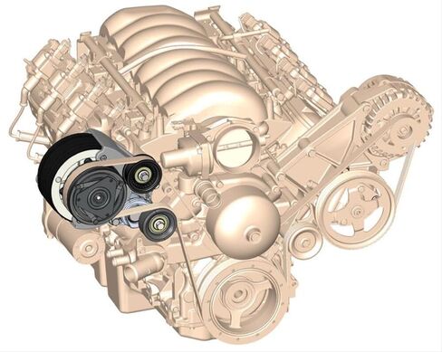 LS HIGH-MOUNT A/C ACCESSORY DRIVE KIT - INCLUDES R4 A/C COMPRESSOR, TENSIONER, & PULLEYS in Saudi Arabia