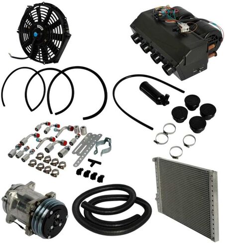 AP03 Cool Only Universal Air Conditioning Kit Under Dash 404-000 A C 12V Compatible With Automotive Motorcycle Parts For Part Number 404-000 in Saudi Arabia