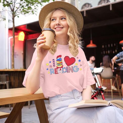 Read Book Shirt for Women I Love Reading T Shirt Reading Teacher Tops Read More Books Causal Short Sleeve Tops in Saudi Arabia