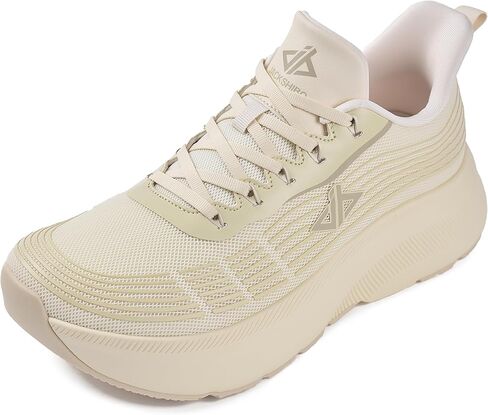 حذاء JACKSHIBO نسائي للجري على الطريق بمقدمة واسعة سهل الارتداء ويدعم قوس القدم مجانًا، حذاء رياضي أنيق للمشي والتنس مع رغوة الذاكرة ونعل بدون قطرة in Kuwait