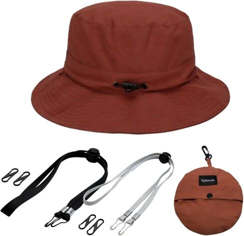 Solid Color Sun Hat for Women Foldable Wide Brim Womens Bucket Hat Water-Repellent Beach Hats for Outdoor Summer in Saudi Arabia