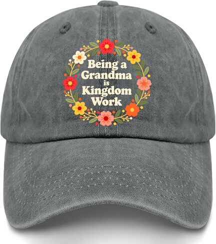 Beings a Grandma is Kingdoms Work Hat for Womens Soft Washed Distressed in Saudi Arabia