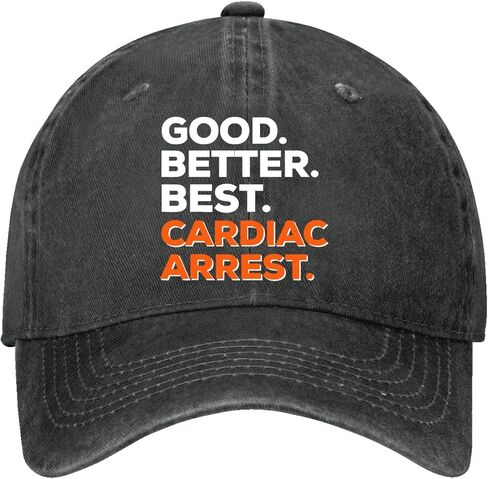 Good Better and Best Cardiac-Arrest Hat for Mens Low Profile Washed Distressed in Saudi Arabia