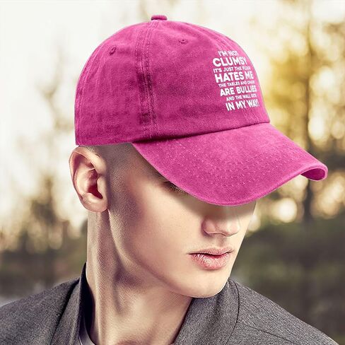 I'm Not Clumsy The Floor Hates Me Hats for Men Fashion Washed Distressed in Saudi Arabia