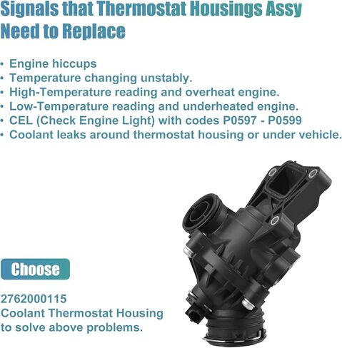 X AUTOHAUX 902-5844 مجموعة مبيت منظم حرارة مبرد المحرك لمرسيدس بنز E350 2012-2016 لمرسيدس بنز GLE350 2016 2762000115 in Kuwait