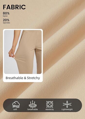 Libin Women's Golf Pants Stretchy Casual Travel Pants Athletic Sweatpants Dress Business Slacks with 4 Pockets in Kuwait