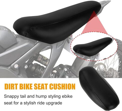 PSLER Electric Bike Seat Cushion - Waterproof Dirt Bike Seat, Fits for Light Bee X & S/X160/X260, Motorbike Long Seat for E-Bike, Carbon Fiber in Saudi Arabia