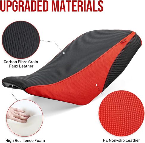 جلد مقعد كامل ATV متوافق مع Honda Foreman 400 TRX 400 TRX400FW 4x4 1995-2004، يستبدل OEM # 77100-HM7-A10ZB in Kuwait