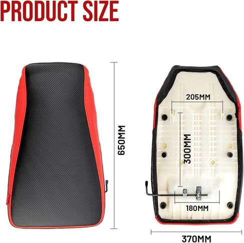 جلد مقعد كامل ATV متوافق مع Honda Foreman 400 TRX 400 TRX400FW 4x4 1995-2004، يستبدل OEM # 77100-HM7-A10ZB in Kuwait