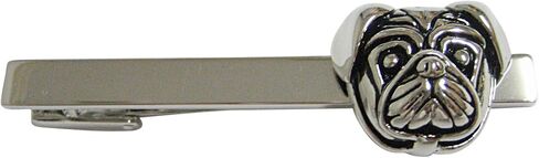 Kiola Designs Pug Dog Head Square Tie Clip in Saudi Arabia