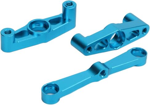 مجموعة توجيه محمل كروي من الألومنيوم Srliya، ترقية الأداء لسيارة Tamiya TT02 1/10 RC، مصنوعة من سبائك الألومنيوم باللون الأزرق، مثالية لسيارة Tamiya TT02 1/10 ترقية RC in Saudi Arabia