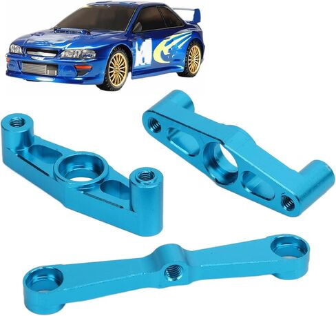 مجموعة توجيه محمل كروي من الألومنيوم Srliya، ترقية الأداء لسيارة Tamiya TT02 1/10 RC، مصنوعة من سبائك الألومنيوم باللون الأزرق، مثالية لسيارة Tamiya TT02 1/10 ترقية RC in Saudi Arabia