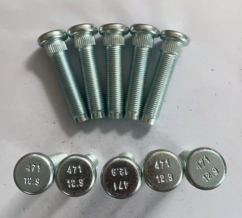 10pcs 9/16-18 Serrated Wheel Lug Stud 610-471 Replacement for 2003-2008 Dodge Ram 2500 3500 Front Drum in Saudi Arabia
