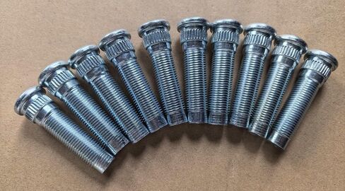10pcs Rear Wheel Studs 610-481 1/2-20 15.7mm Knurl 53.3mm UHL Replacement for 04-11 Ford Ranger, 2001-2011 Crown Victoria, Grand Marquis & Mercury, 02-11 Lincoln Town Car in Saudi Arabia