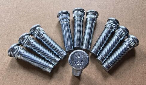 10pcs Rear Wheel Studs 610-481 1/2-20 15.7mm Knurl 53.3mm UHL Replacement for 04-11 Ford Ranger, 2001-2011 Crown Victoria, Grand Marquis & Mercury, 02-11 Lincoln Town Car in Saudi Arabia