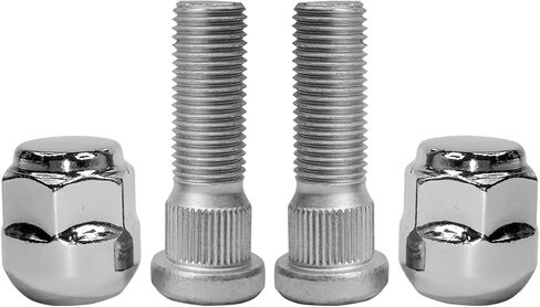مجموعة صواميل العروة M14x1.5 من الكروم 611-327 متوافقة مع 2009-2021 Honda Acura Odyssey MDX Passport Pilot Ridgeline RLX TL ZDX 90304TK4A01 (8 قطع) in Saudi Arabia