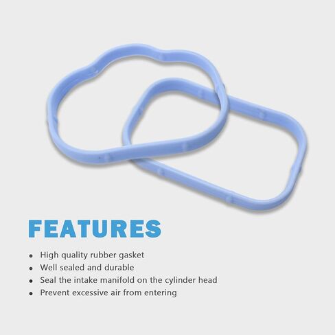 Intake Manifold Upper and Lower Gasket Set Compatible with Chrysler 200 300 Town Country 2011-2016 Replacement for Dodge Avenger Challenger Charger Durango V6 3.2L 3.6L in Saudi Arabia