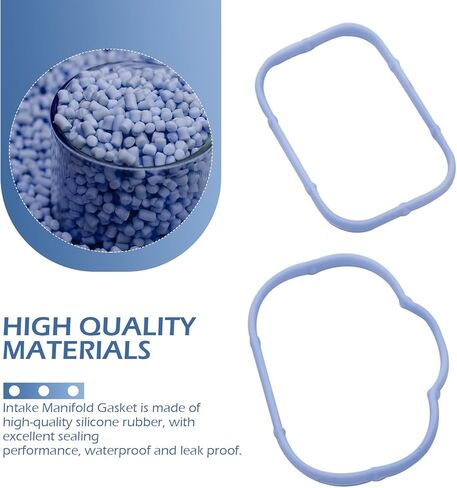 Intake Manifold Gasket, Intake Manifold Gaskets Lower & Upper Gasket Plenum Set, Compatible with Dodge Jeep Ram Wrangler, Intakes Gaskets Set Replaces MS97204, 5184331AC, 5184562AC in Saudi Arabia