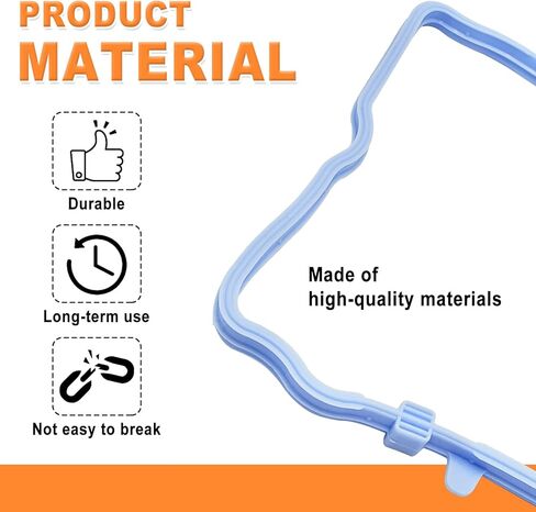 Silicone Valve Cover Gasket Set Intake Manifold Gasket Fuel Injection Plenum Gasket Replace# 5184596AE MS97204 Compatible with Journey Charger Challenger, Wrangler Cherokee Chrysler 200 300 in Saudi Arabia