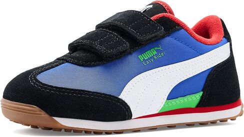 PUMA Infant Girls Easy Rider Slip On Sneakers Shoes Casual - Purple, Silver in Saudi Arabia